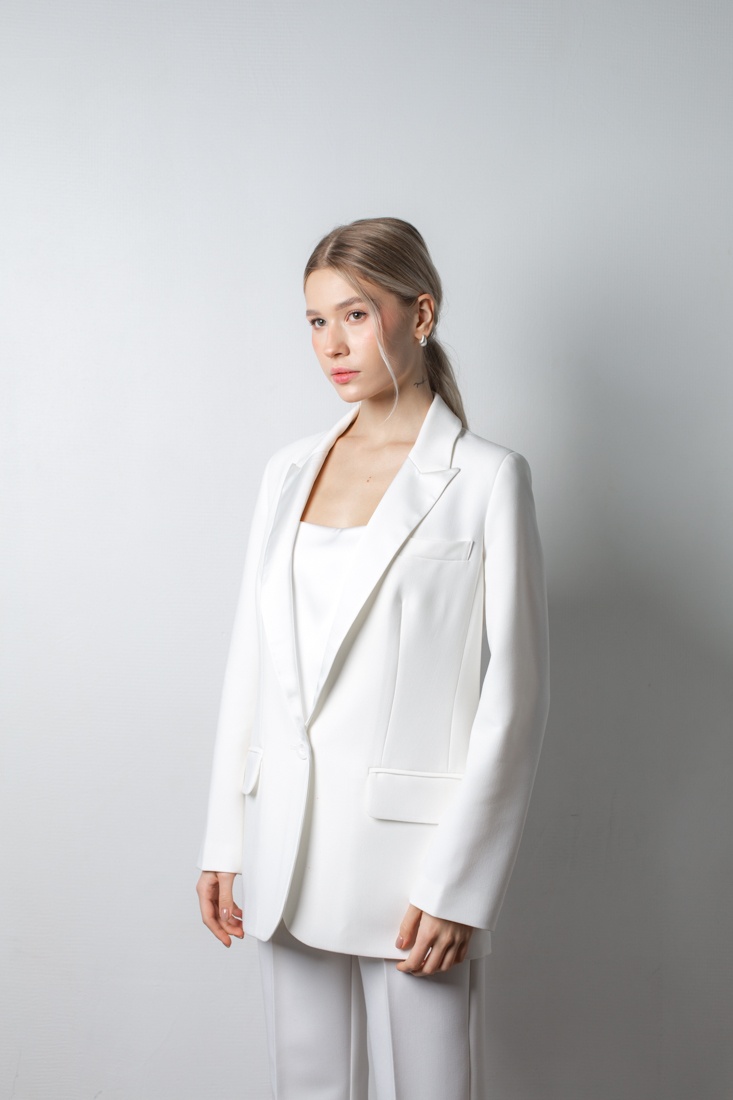 White coat formal store wear