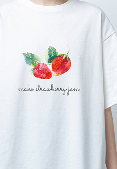 White T-shirt with print 251-08-033-7, фото 2 