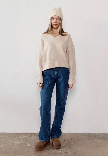 Light-beige pullover 254-22-645, фото 2 