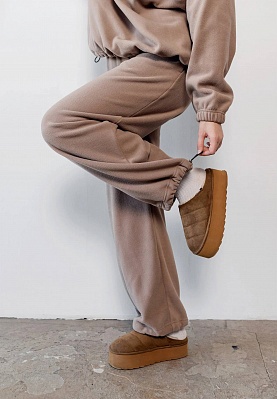 Fleece pants in mocha color 254-05-008-2, фото 2 