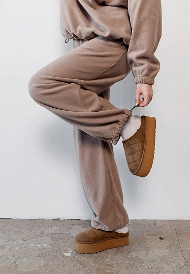 Fleece pants in mocha color 254-05-008-2, фото 2 