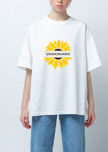 Milky T-shirt with print 251-08-033-5, фото 1 