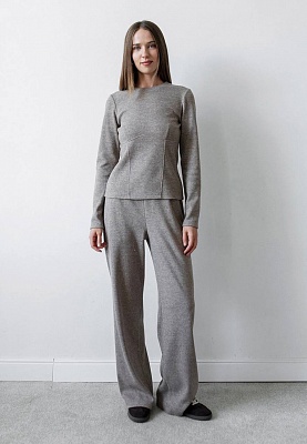 Ribbed knit pants 253-05-019, фото 1 