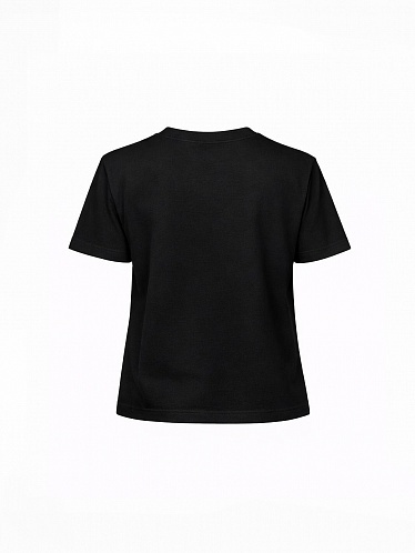 Black basic T-Shirt 253-08-006-1, фото 2 
