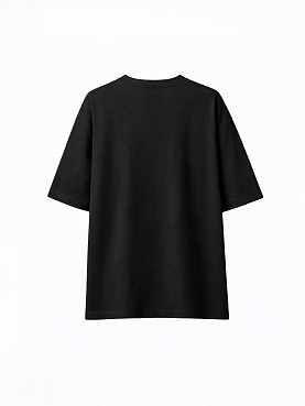 Black bulk T-shirt 252-08-018-6, фото 2