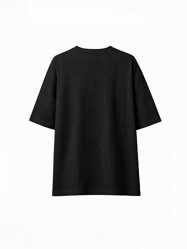 Black bulk T-shirt 252-08-018-6, фото 2 