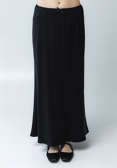 Week women's black tencel midi skirt 242-04-002, фото 2 