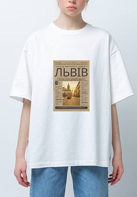 Milky T-shirt with print 252-08-018-3, фото 1 