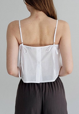 Batiste top in milky color 252-08-029-2, фото 2 