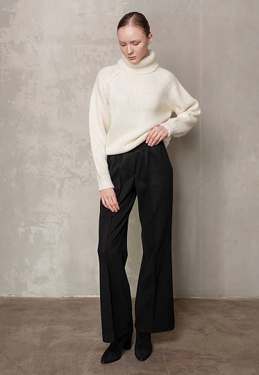 Insulated black pants 244-05-008-1, фото 1 