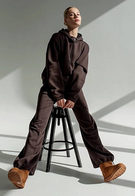 Chocolate fleece insulated pants 244-05-001, фото 2