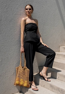 Dark-beige shopper-bag 252-21-503, фото 2 