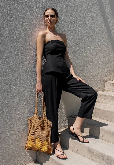 Dark-beige shopper-bag 252-21-503, фото 2 