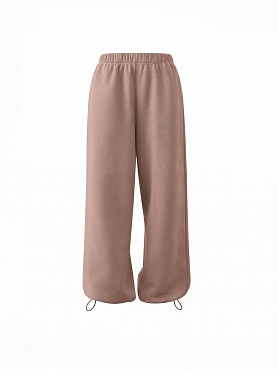 Beige fleece knit pants 254-05-008-5, фото 1 