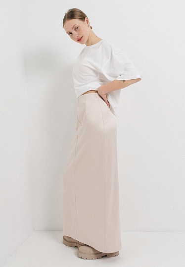 Satin straight skirt 244F-04-014, фото 2 