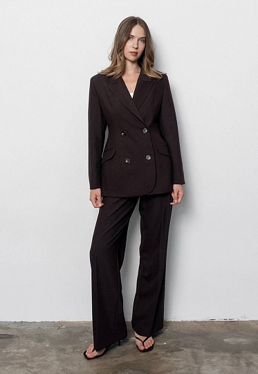 Fitt jacket in chocolate color 253-03-005, фото 1 