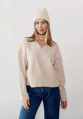 Light-beige pullover 254-22-645, фото 1