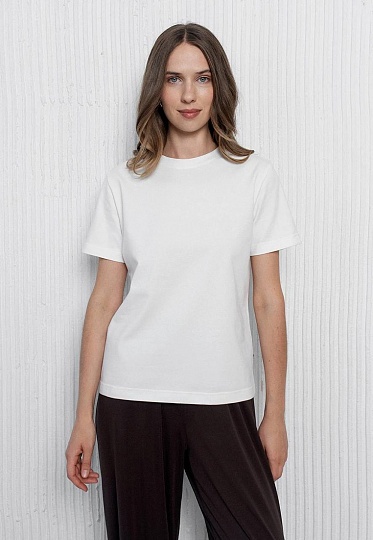 White basic T-Shirt 253-08-006, фото 1 