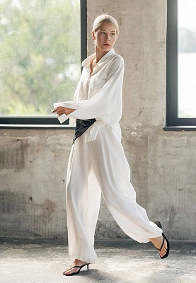 Aladdin-pants in milky color 253-05-007, фото 1 