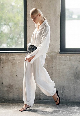 Aladdin-pants in milky color 253-05-007, фото 2 