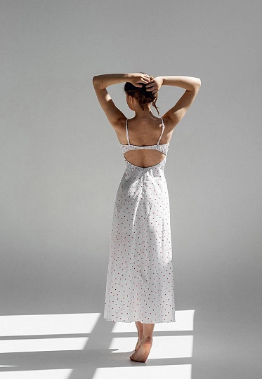 Dress in hearts print 252-06-016, фото 1 