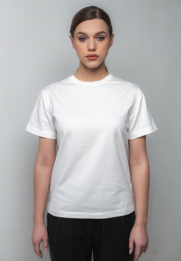 Week women's milky basic T-shirt 241-08-022, фото 1 